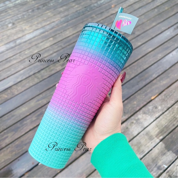 Starbucks Other - 5/$100 Starbucks Love colorful grid 2024 cold cup 24 oz